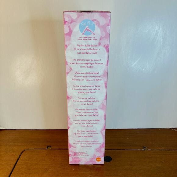 Y2K Mattel Ballerina Barbie w/Pink Tutu and Legs #J1776 (2005) NRFB - Picture 2 of 4